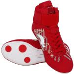 Rote Handballschuhe mit Klettverschluss atmungsaktiv für Kinder Größe 31 für den für den Winter 