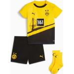 PUMA® Fußballtrikot Borussia Dortmund 23-24 Heim Babykit Kinder, gelb, 68 cyber yellow-puma black