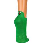Grüne Emoji Smiley Damensocken & Damenstrümpfe aus Polyamid Größe 39 