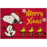 Die Peanuts Schmutzfangmatten & Fußabtreter mit Weihnachts-Motiv aus PVC 24-teilig 