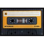 Fussmatte Tape Orange Kassette Fußmatte Cassette S