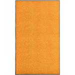 Reduzierte Orange Fußmatten waschbar matt aus Polyamid maschinenwaschbar 