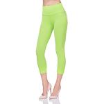 Limettengrüne Capri-Leggings & 3/4-Leggings für Damen Größe 3 XL 