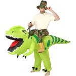 Reduzierte Grüne Dinosaurier-Kostüme aus Polyester für Kinder 