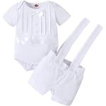 Weiße Elegante Taufanzüge für Babys 