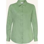 Grüne Fynch Hatton Hemdblusen aus Leinen für Damen Größe S 