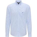 Hellblaue Langärmelige Fynch Hatton Button Down Kragen Herrenlangarmhemden aus Baumwolle Größe 4 XL für den für den Frühling 