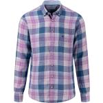 Karo Fynch Hatton Button Down Kragen Hemden mit Button-Down-Kragen aus Baumwolle für Herren Größe 3 XL 