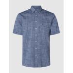 Reduzierte Marineblaue Fynch Hatton Regular Fit Hemden aus Baumwolle für Herren Größe S 
