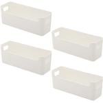 Reduzierte Rechteckige Boxen & Aufbewahrungsboxen aus Kunststoff mit Schublade 4-teilig 