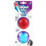 Gigwi G-Ball mit Quietscher, 2-er Pack, Hundeball / Spielball, M