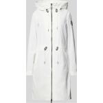 Offwhitefarbene Unifarbene G.I.G.A. DX Kapuzenmäntel mit Kapuze für Damen Größe S für den für den Herbst 