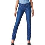 Blaue G-Star Contour Straight Leg Jeans mit Reißverschluss aus Denim für Damen Größe XS Weite 25, Länge 32 