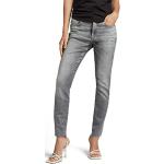 Graue G-Star 3301 Skinny Jeans Faded aus Denim für Damen 