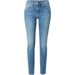 Blaue G-Star 3301 Skinny Jeans mit Reißverschluss aus Denim für Damen Größe XS Weite 28, Länge 34 