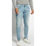 Reduzierte Blaue Unifarbene G-Star 3301 Jeans mit Stickerei Raw mit Knopf aus Denim für Herren Weite 33, Länge 32 
