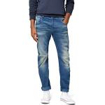 Blaue Bestickte G-Star Arc Slim Fit Jeans mit Reißverschluss aus Baumwolle für Herren Größe M 