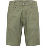 Grüne G-Star Bronson Chino-Shorts mit Gürtel für Herren Größe XL für den für den Sommer 