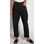 Reduzierte Schwarze Unifarbene G-Star Jeans mit Stickerei mit Knopf aus Baumwolle für Damen Größe XL Weite 25, Länge 30 