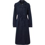 Blaue G-Star Loose Maxi Trenchcoats lang für Damen Größe M für den für den Herbst 