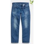 Reduzierte Blaue Bestickte G-Star Bio Jeans mit Stickerei aus Baumwolle für Herren Weite 32, Länge 34 