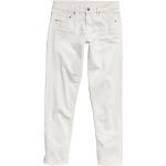 Weiße G-Star Boyfriend-Jeans mit Reißverschluss aus Denim für Damen Größe XS Weite 25, Länge 32 