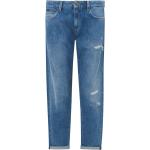 Blaue G-Star Ripped Jeans & Zerrissene Jeans Faded mit Reißverschluss aus Denim für Damen Weite 30, Länge 30 