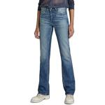 Blaue G-Star Ocean Nachhaltige Bootcut Jeans Faded mit Reißverschluss aus Denim für Damen 