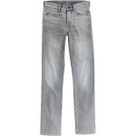 Graue G-Star Straight Leg Jeans Faded mit Reißverschluss aus Denim für Damen Größe XS Weite 28, Länge 32 