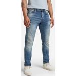 Hellblaue G-Star 3301 Nachhaltige Tapered Jeans Raw aus Denim für Herren Weite 40, Länge 36 