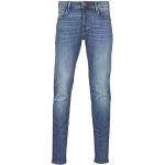 Reduzierte Blaue Vintage G-Star 3301 Slim Fit Jeans Raw aus Denim für Herren Größe M Weite 32 