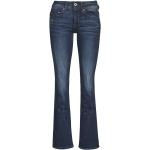 Reduzierte Blaue G-Star Midge Bootcut Jeans Raw aus Denim für Damen Weite 34 
