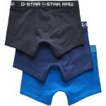 Reduzierte Aquablaue Unifarbene G-Star Raw Boxer-Briefs & Retropants aus Jersey für Herren Größe M 3-teilig 
