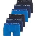Reduzierte Blaue Unifarbene G-Star Raw Herrenboxershorts Größe XL 6-teilig 