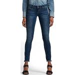 Reduzierte Blaue G-Star 3301 Hüftjeans & Low Waist Jeans Raw mit Reißverschluss aus Denim für Damen Weite 31 