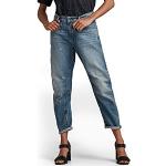 Reduzierte Blaue G-Star Arc Wide Leg Jeans & Relaxed Fit Jeans Raw mit Reißverschluss aus Denim für Damen Weite 29 