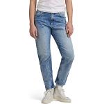 Reduzierte Blaue G-Star Arc Wide Leg Jeans & Relaxed Fit Jeans Raw mit Reißverschluss aus Denim für Damen Weite 34 