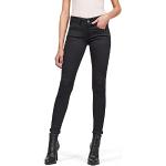 G-STAR RAW Damen Lynn Mid Super Skinny Jeans, Schwarz (pitch black D15266-9142-A810), 26W / 30L