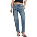 Reduzierte Blaue Vintage G-Star Raw Ripped Jeans & Zerrissene Jeans Raw mit Reißverschluss aus Denim für Damen Weite 24 