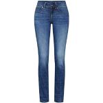 Reduzierte Indigofarbene Loose Fit G-Star Midge Straight Leg Jeans Raw mit Reißverschluss aus Denim für Damen Größe M Weite 31 