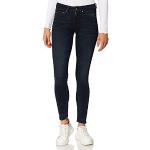 Reduzierte Blaue G-Star Midge Skinny Jeans Raw mit Reißverschluss aus Denim für Damen Weite 34 