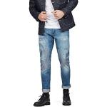 Blaue G-Star 3301 Tapered Jeans Raw aus Denim für Herren Größe M Weite 31 