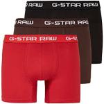 Reduzierte Schwarze G-Star Raw Herrenboxershorts Größe XS 3-teilig 