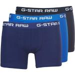Reduzierte Blaue G-Star Raw Herrenboxershorts Größe XXL 3-teilig 