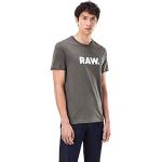 Graue G-Star Raw T-Shirts für Herren Größe XXL 