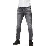 Reduzierte Graue Vintage G-Star Raw Tapered Jeans Raw mit Knopf aus Denim für Herren Weite 30 