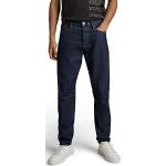Reduzierte Blaue G-Star Raw Tapered Jeans Raw mit Knopf aus Denim für Herren Weite 31 