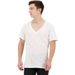 Reduzierte Weiße Bestickte Kurzärmelige G-Star Base V-Ausschnitt T-Shirts für Herren Größe S 2-teilig 