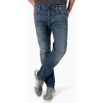 Blaue Unifarbene G-Star Raw Slim Fit Jeans Raw aus Denim für Herren Größe XXL Weite 31, Länge 34 