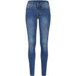 Blaue Elegante G-Star Lynn Skinny Jeans Raw aus Denim für Damen Weite 27, Länge 30 
